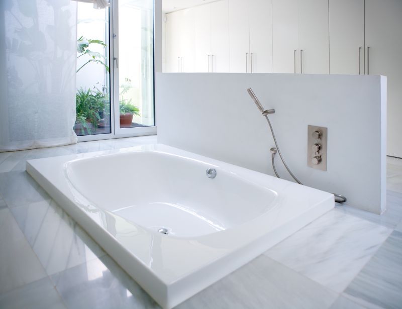 Refinished Bathtub in Modern Bathroom
